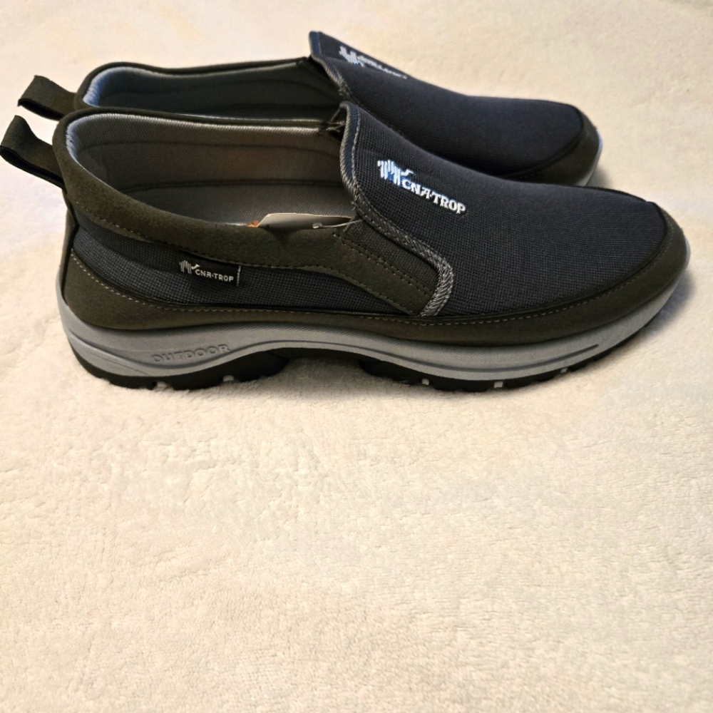 Canemon CNA-TROP New Mens Gray Slip On Walking Sneakers Size EU 48 US 12